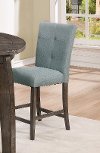 Gray Upholstered Counter Stool - Hollis-2