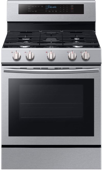 NX58M6630SS Samsung Gas Range with True Convection Oven - 5.8 cu. ft. Stainless Steel