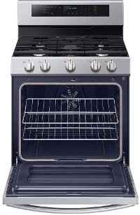 NX58M6630SS Samsung Gas Range with True Convection Oven - 5.8 cu. ft. Stainless Steel-3