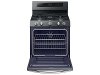 NX58M6630SG Samsung Gas Range with blue LED illuminated knobs - 5.8 cu. ft. Black Stainless Steel-3