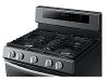 NX58M6630SG Samsung Gas Range with blue LED illuminated knobs - 5.8 cu. ft. Black Stainless Steel-4
