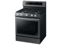 NX58M6630SG Samsung Gas Range with blue LED illuminated knobs - 5.8 cu. ft. Black Stainless Steel-6