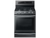NX58M6650WG Samsung 5.8 cu. ft. Slide-in Gas Range - Black Stainless Steel-1