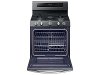 NX58M6650WG Samsung 5.8 cu. ft. Slide-in Gas Range - Black Stainless Steel-3