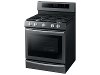 NX58M6650WG Samsung 5.8 cu. ft. Slide-in Gas Range - Black Stainless Steel-6