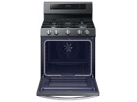 NX58M6650WG Samsung Gas Range - 5.8 cu. ft. Black Stainless Steel-2