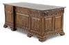 72 Inch Chestnut Brown Executive Office Desk - Arcadia-4