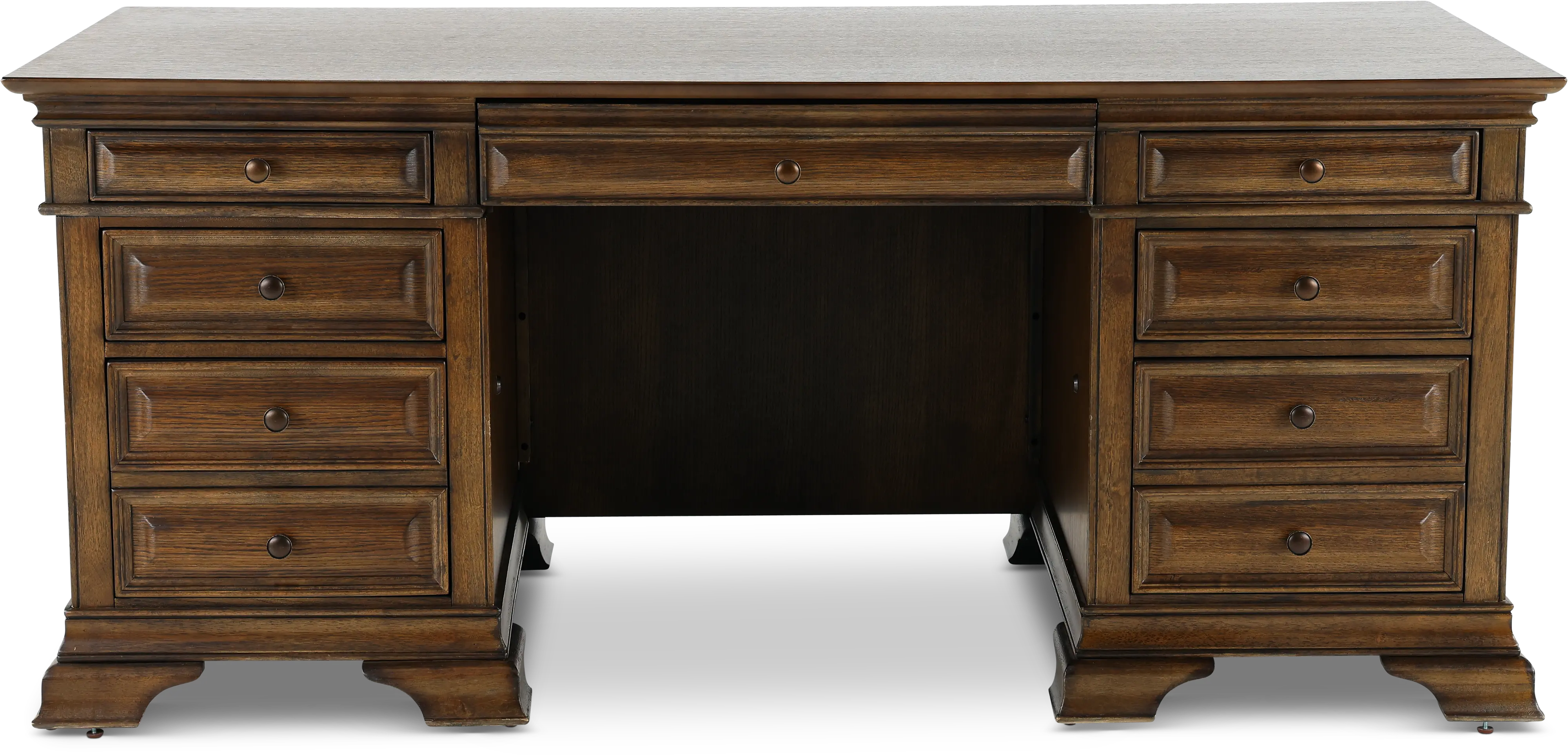 Arcadia 72 Inch Chestnut Brown Executive Desk-1