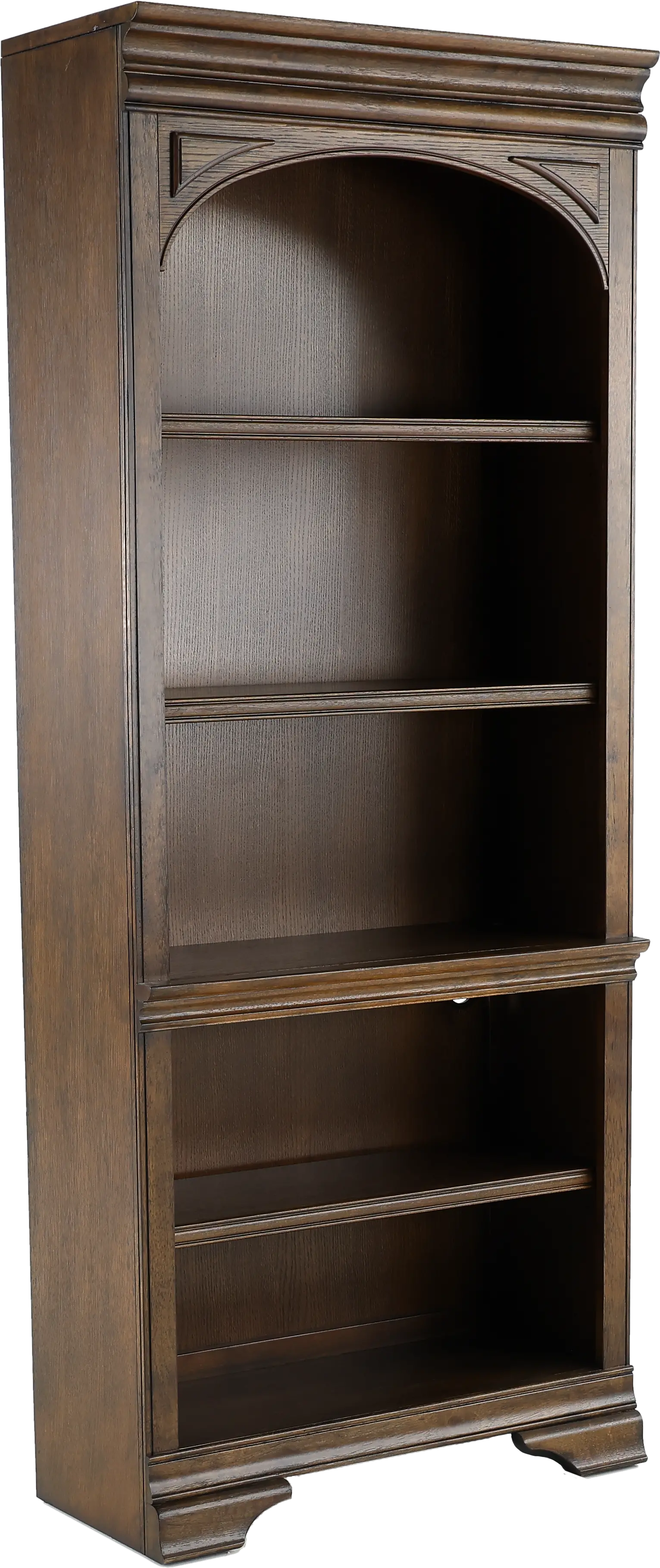 Arcadia Chestnut Brown Open Bookshelf-1