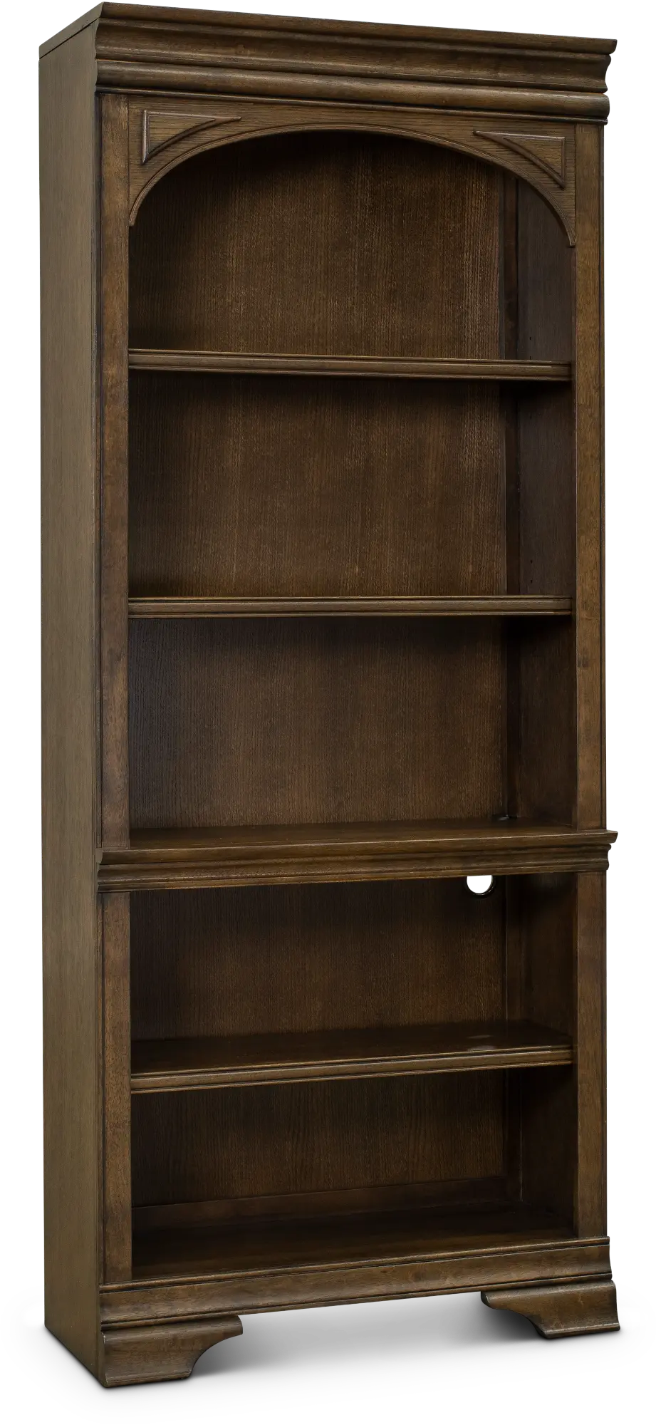 Arcadia Chestnut Brown Open Bookshelf-6