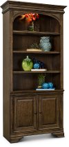 Chestnut Brown Display Bookshelf - Arcadia-3