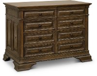 Chestnut Brown 4 Drawer Lateral Wood File Cabinet - Arcadia-8