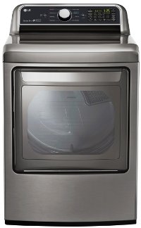 DLE7200VE LG Electric Dryer with Sensor Dry Technology - 7.3 cu. ft. Graphite Steel