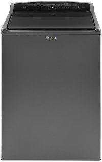 WTW7500GC Whirlpool 4.8 cu. ft. High-Efficiency Top Load Washer with Water Faucet - Chrome Shadow