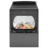 WED7500GC Whirlpool 7.4 cu. ft. Electric Dryer with Hamper Door - Chrome Shadow