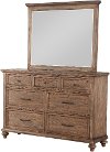 25192-110/DRESSER Clearance Classic Traditional Oak Dresser - Franklin