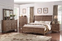 6PC:25192/FRANKLN5/0 Classic Traditional Oak 6 Piece Queen Bedroom Set - Franklin