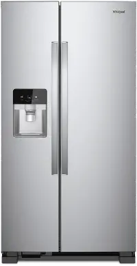 WRS321SDHZ Whirlpool 21.4 cu ft Side by Side Refrigerator - 33 W Stainless Steel