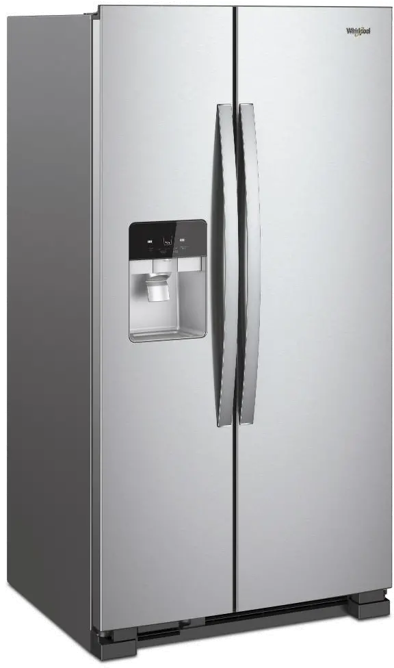 WRS321SDHZ Whirlpool 21.4 cu ft Side by Side Refrigerator - 33 W Stainless Steel-3
