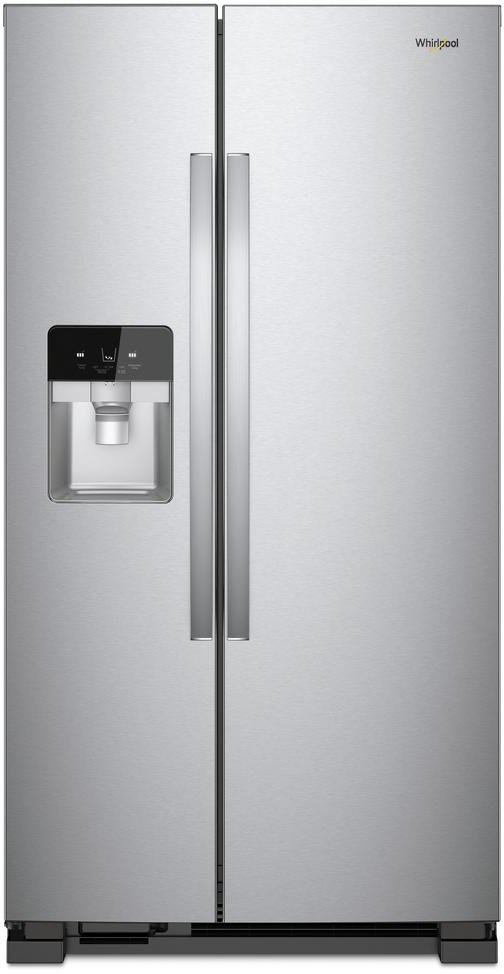 WRS321SDHZ Whirlpool 33 Inch Side by Side Refrigerator - 21.4 cu. ft., Stainless Steel-1