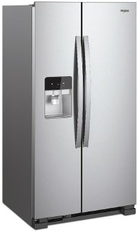 WRS321SDHZ Whirlpool 33 Inch Side by Side Refrigerator - 21.4 cu. ft., Stainless Steel-3