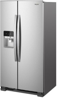 WRS321SDHZ Whirlpool 33 Inch Side by Side Refrigerator - 21.4 cu. ft., Stainless Steel-6