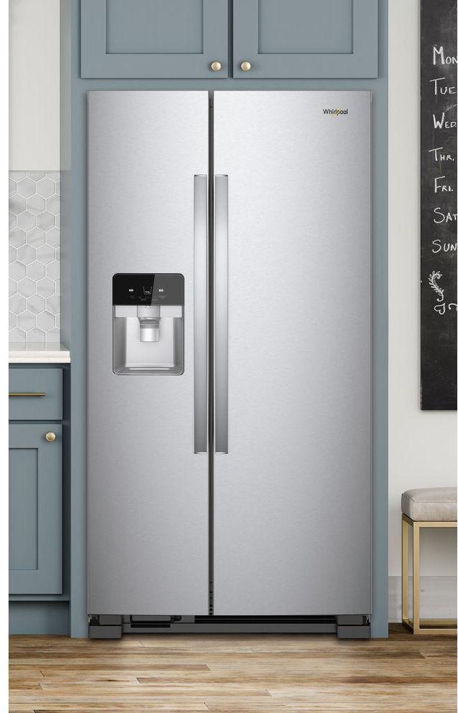 WRS321SDHZ Whirlpool 33 Inch Side by Side Refrigerator - 21.4 cu. ft., Stainless Steel-7