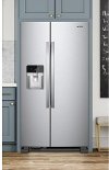 WRS321SDHZ Whirlpool Side-by-Side Refrigerator - 33 inch Stainless Steel-7