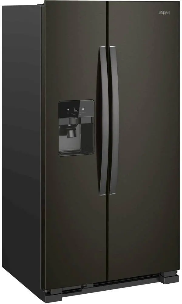 WRS321SDHV Whirlpool 21.4 cu ft Side by Side Refrigerator - 33 W Black Stainless Steel-4