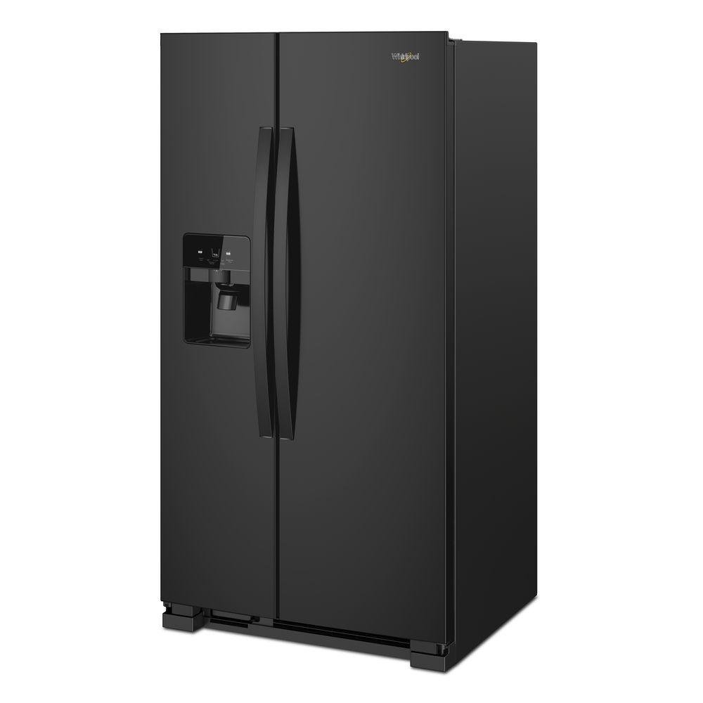 WRS321SDHB Whirlpool 33 Inch Side by Side Refrigerator - 21.4 cu. ft., Black-5