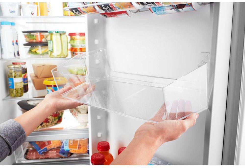 WRS321SDHB Whirlpool 33 Inch Side by Side Refrigerator - 21.4 cu. ft., Black-7