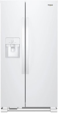 WRS321SDHW Whirlpool 33 Inch Side by Side Refrigerator - 21.4 cu. ft., White