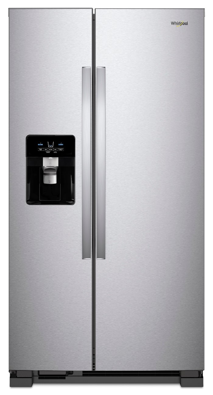 WRS325SDHZ Whirlpool 24.55 cu ft Side by Side Refrigerator - 36 W Stainless Steel