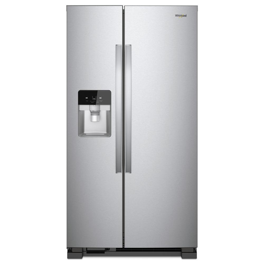 WRS325SDHZ Whirlpool 24.55 cu ft Side by Side Refrigerator - 36 W Stainless Steel-2