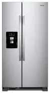WRS325SDHZ Whirlpool 24.55 cu ft Side by Side Refrigerator - Stainless Steel