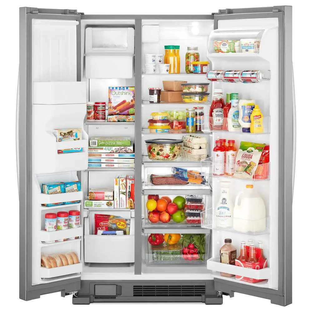 WRS325SDHZ Whirlpool 24.55 cu ft Side by Side Refrigerator - Stainless Steel-4