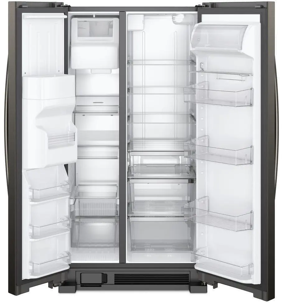 WRS325SDHV Whirlpool 24.55 cu ft Side by Side Refrigerator - Black Stainless Steel-3