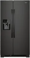 WRS325SDHB Whirlpool 24.55 cu ft Side by Side Refrigerator - Black