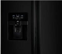 WRS325SDHB Whirlpool 36 Inch Side by Side Refrigerator - 24.55 cu. ft., Black-4