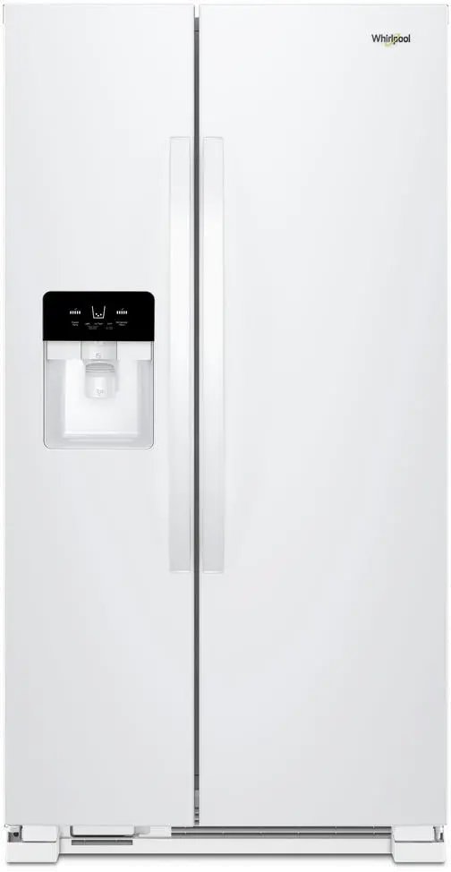 WRS325SDHW Whirlpool 24.55 cu ft Side by Side Refrigerator - White-1