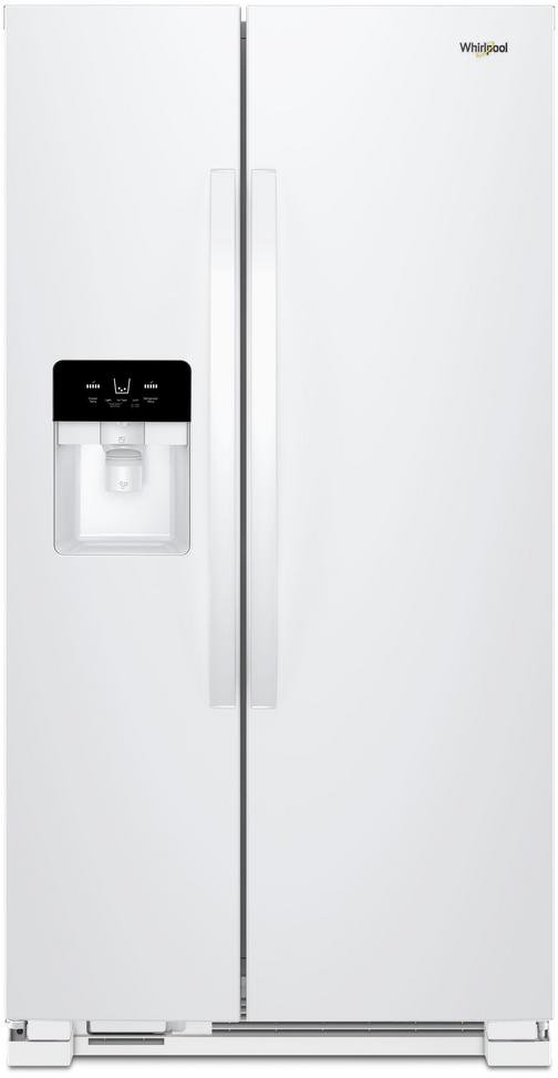 WRS325SDHW Whirlpool 36 Inch Side by Side Refrigerator - 24.55 cu. ft., White-1