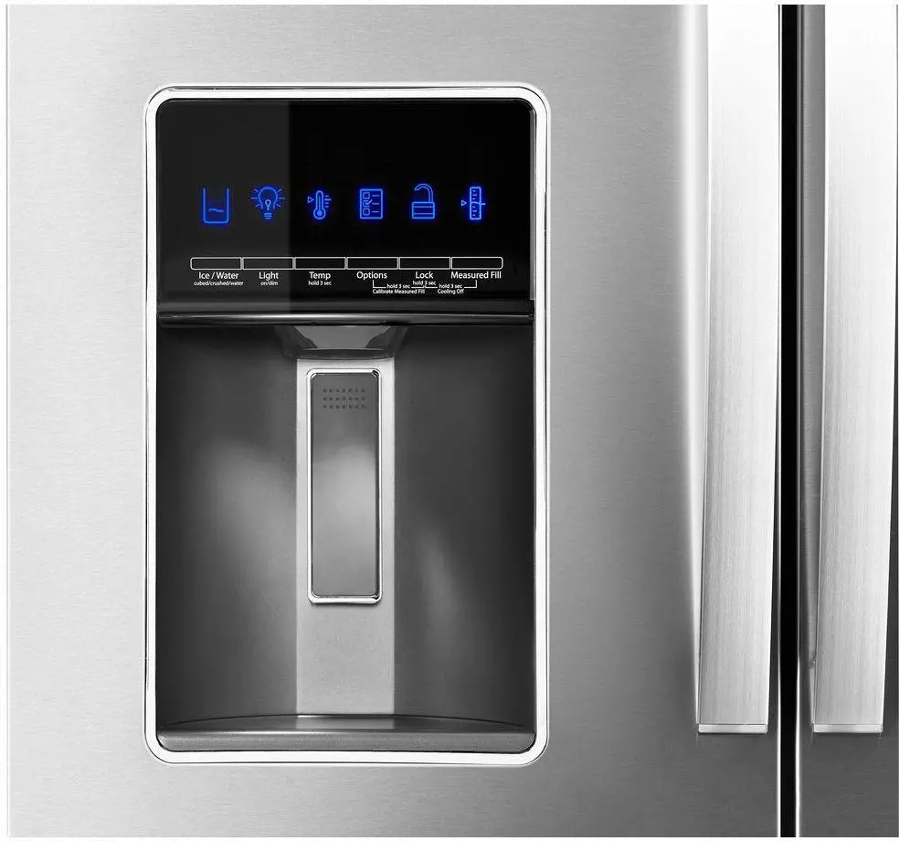 WRX986SIHZ Whirlpool 26.2 cu ft 4 Door Refrigerator - Stainless Steel-6