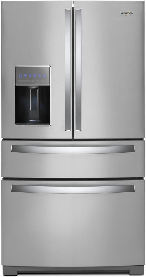 WRX986SIHZ Whirlpool 36 Inch 4 Door French Door Refrigerator - 26.2 cu. ft., Stainless Steel-1