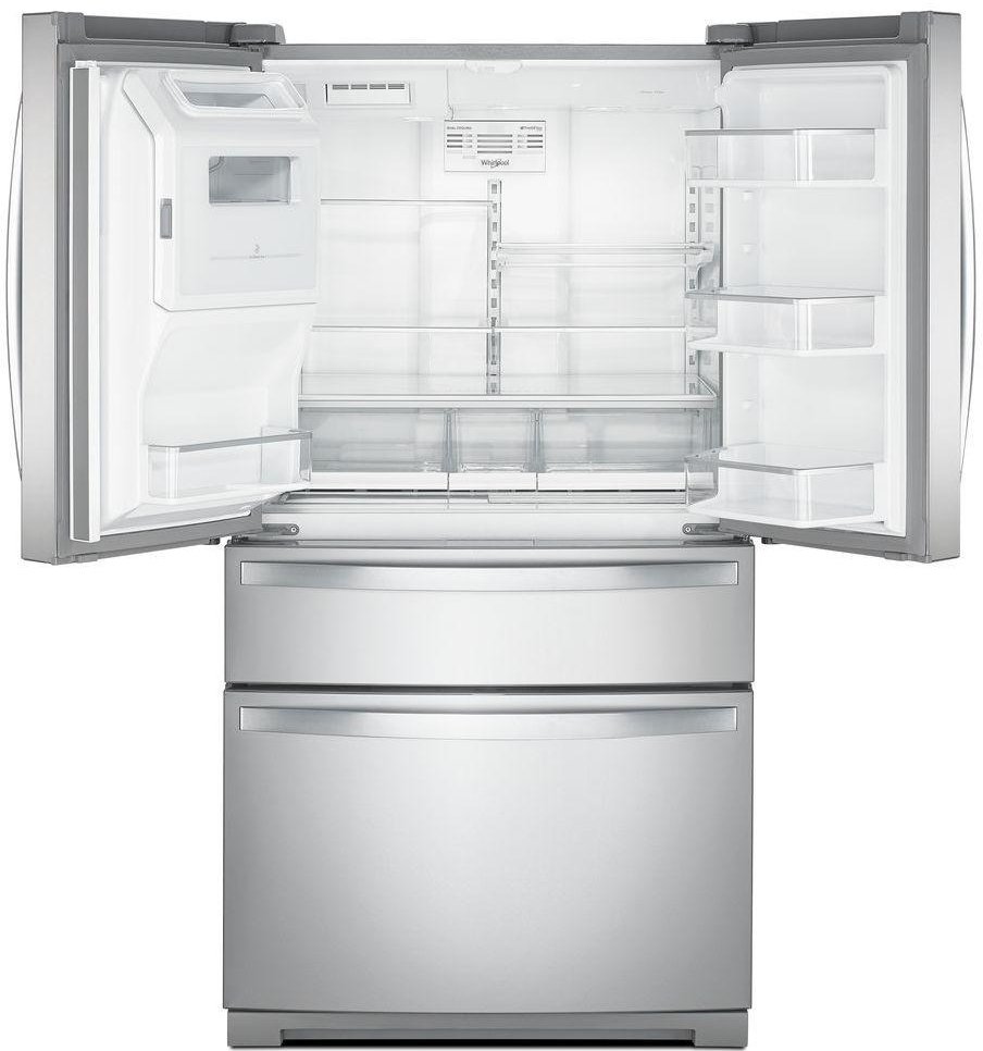 WRX986SIHZ Whirlpool 36 Inch 4 Door French Door Refrigerator - 26.2 cu. ft., Stainless Steel-3