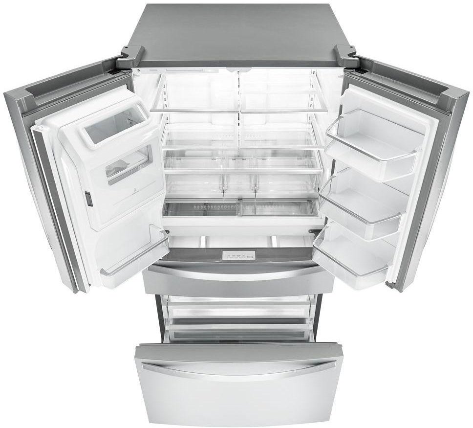 WRX986SIHZ Whirlpool 36 Inch 4 Door French Door Refrigerator - 26.2 cu. ft., Stainless Steel-4