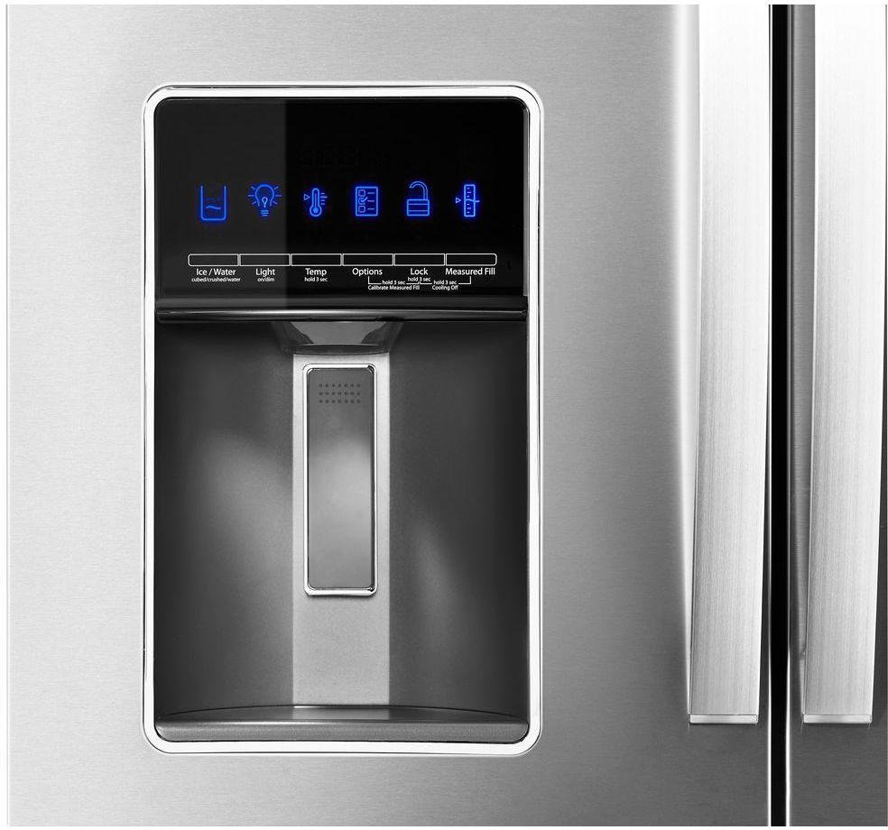 WRX986SIHZ Whirlpool 36 Inch 4 Door French Door Refrigerator - 26.2 cu. ft., Stainless Steel-6