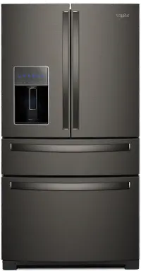 WRX986SIHV Whirlpool 26.2 cu ft 4 Door Refrigerator - Black Stainless Steel