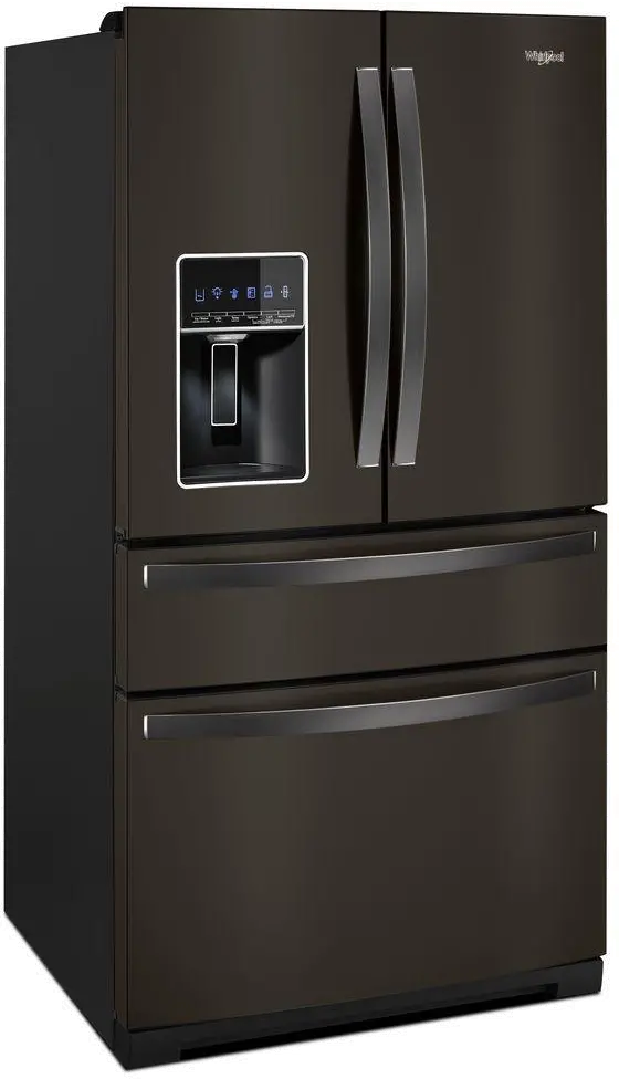 WRX986SIHV Whirlpool 26.2 cu ft 4 Door Refrigerator - Black Stainless Steel-6