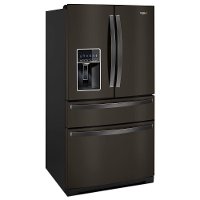 WRX986SIHV Whirlpool 36 Inch 4 Door French Door Refrigerator - 26.2 cu. ft., Black Stainless Steel-6