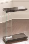 Modern Contemporary Black Side Table - Elaina